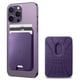 thumbnail image 1 of Wallet Spigen MagSafe con 3 tarjetas de poliuretano, color morado, compatible con iPhone Pixel, 1 of 8