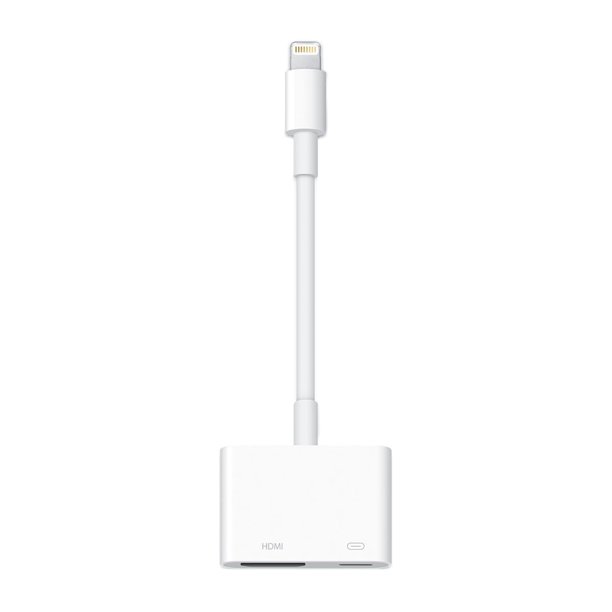 Adaptador Lightning a AV digital Apple para iPhone, iPad, iPod