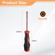 thumbnail image 2 of Destornillador Torx T30 Uxcell 8.66" Magnético Destornilladores 4.72" Acero Aleado S2 Tratado Térmicamente con Mango Ergonómico para Reparaciones DIY, Rojo Marrón, 2 of 7