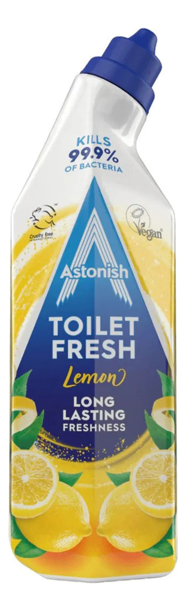 Limpiador Gel Inodoro Fresco Limón Astonish 750 Ml