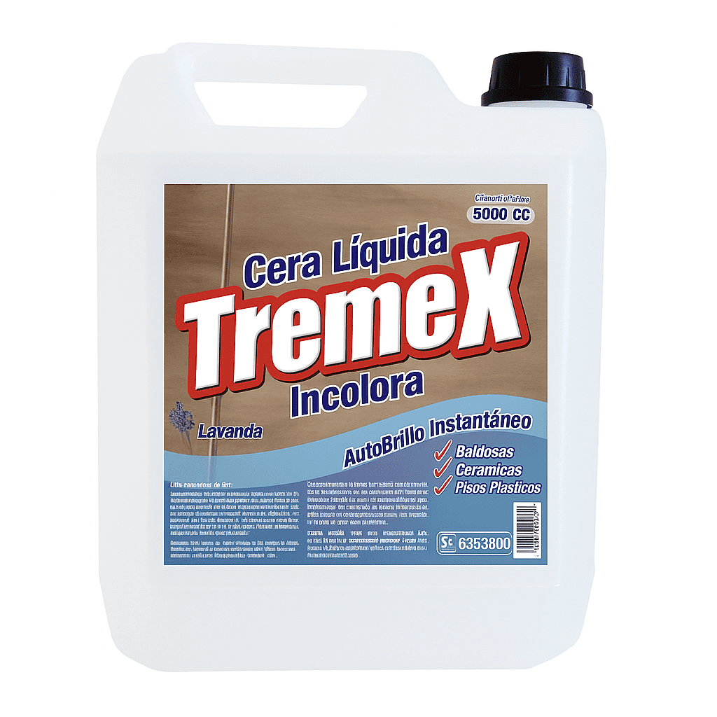 Cera Liquida Tremex Autobrillo Incolora 5l