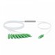 thumbnail image 1 of UF-SPLITTER-8. Divisor PLC SC/APC 1x8 UI para GPON, 3 metros, 150+150cm, fibra 0,9mm, rango 1260-1650nm, 1 of 4