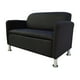 thumbnail image 2 of Mini Sillon Baul Negro Lino, 2 of 3