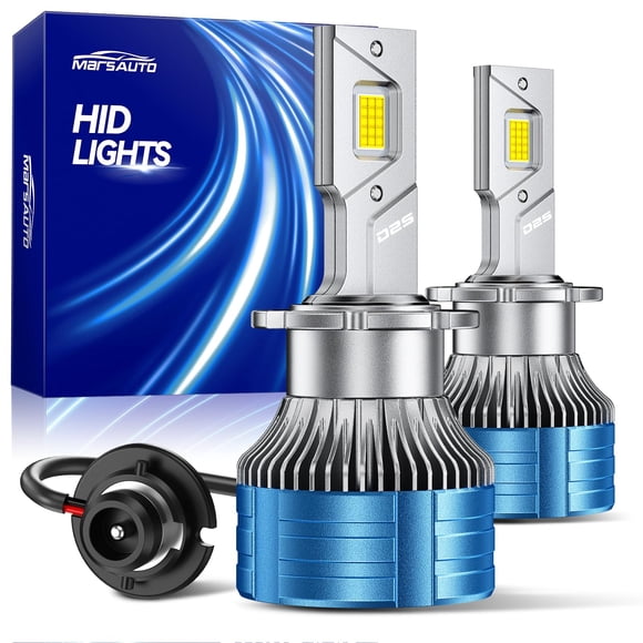 Bombillas HID Marsauto D2S 30000 lm 6500 K blanco, paquete de 2
