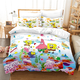 thumbnail image 1 of v1227 Bed Sheets New Design Cartoon SpongeBobs Bedding Set Adult Kids Cute Character Printed Duvet Cover Sets Pillowcase Comforter Cover Sets 3-Piece Bedding Set (1 Duvet Cover + 2 Pillow Shams) Bed S, 1 of 5