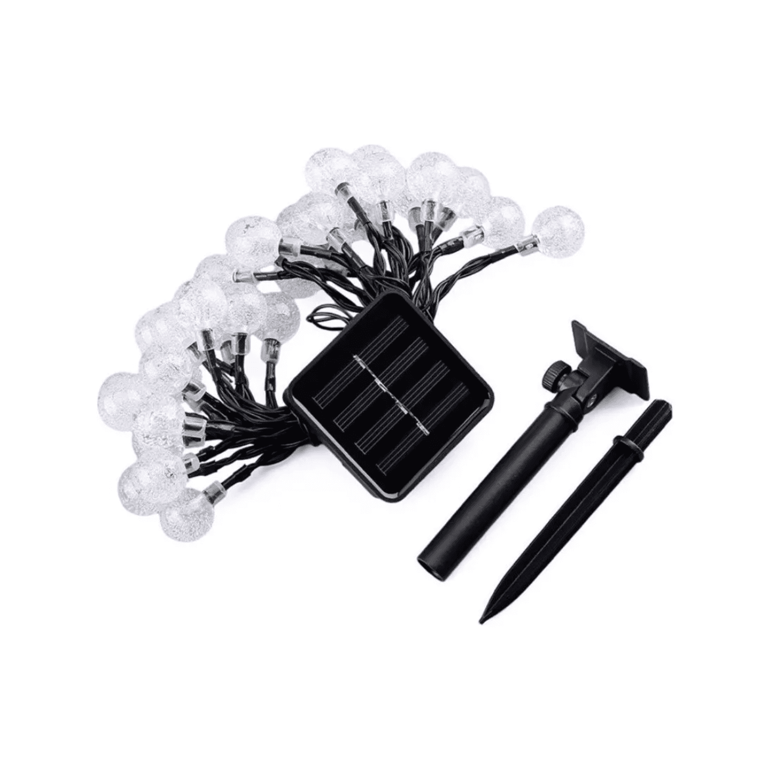 Importclick - Tira 30 Luces Solares Led Jardín Hogar Exteriores 3v 6.5 M