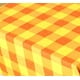 thumbnail image 2 of Mantel Polycotton Rectangular / Cuadrillé Salmón Amarillo – Doral, 2 of 3