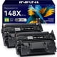 thumbnail image 1 of Cartucho De Tóner 148x Negro De Alto Rendimiento Paquete De 2 Unidades Para Hp, 1 of 9