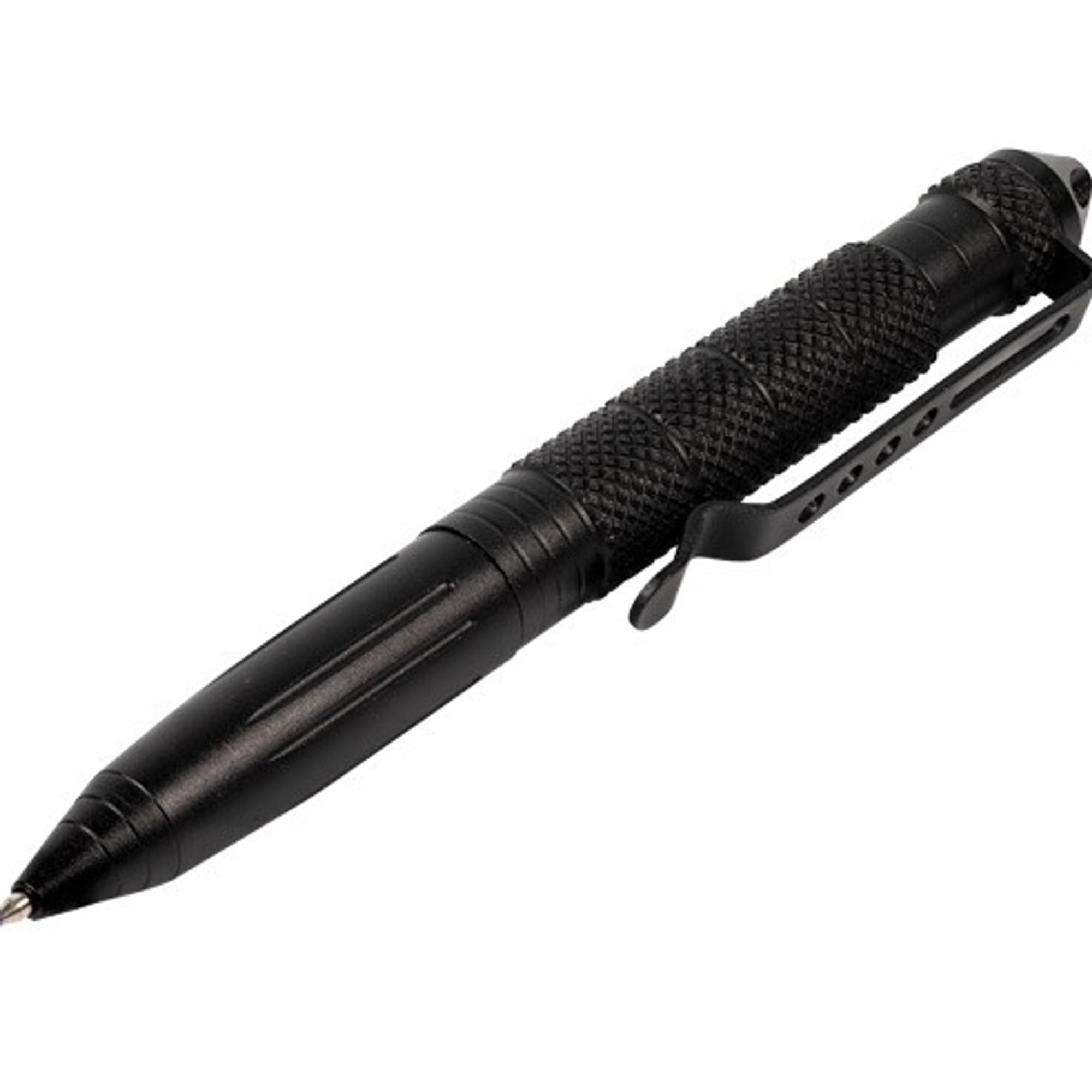 Bolígrafo Tactical Black Twist con tecnología de seguridad y recarga adicional