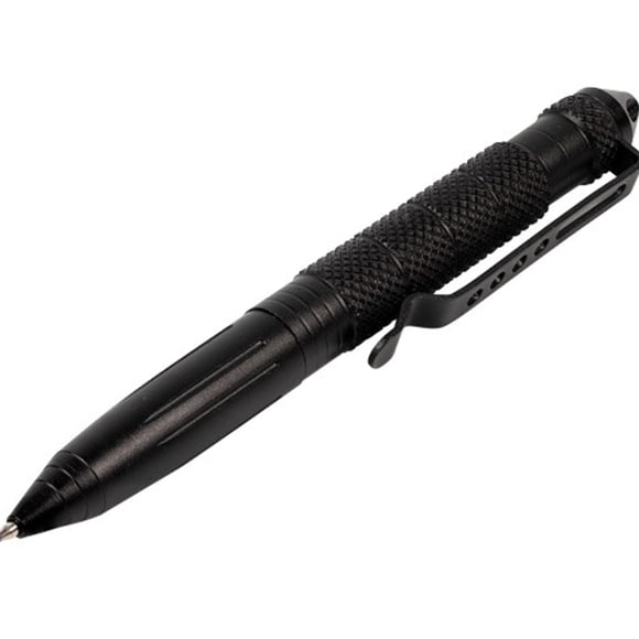 Bolígrafo Tactical Black Twist con tecnología de seguridad y recarga adicional