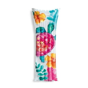 Colchoneta Inflable Intex Tropical Fashion Mat, Tortuga Tropical