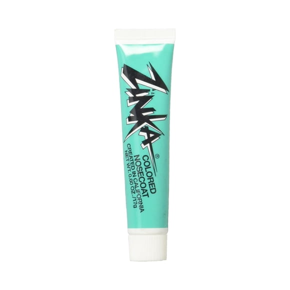 Sunblock Zinka, fórmula de óxido de zinc con alto contenido de zinc, 17 ml, verde azulado