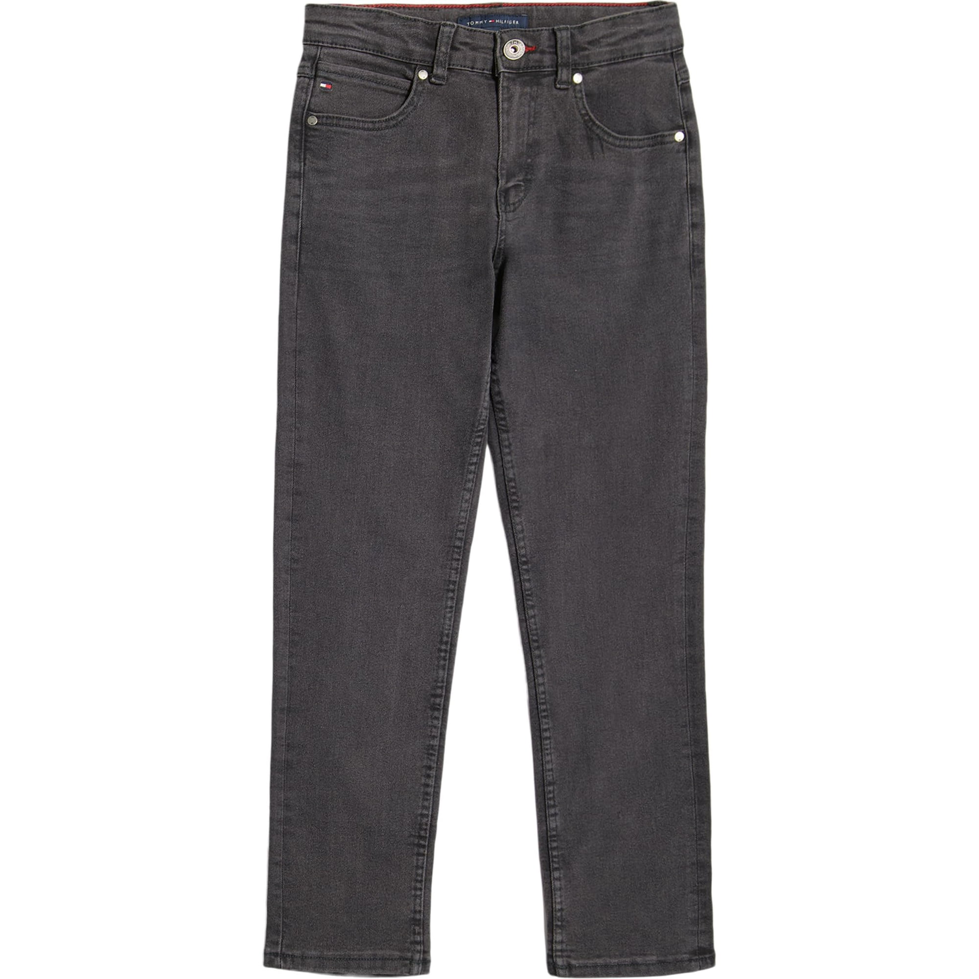 Vaqueros Tommy Hilfiger Para Niños Con 5 Bolsillos, Elásticos, Delgados, Rectos, 10