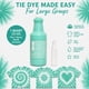 thumbnail image 5 of Kit de teñido tie-dye SEI Mint, 946 ml, premezclado, 5 of 9