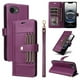 thumbnail image 5 of FOXDOCK Funda tipo Cartera para iPhone 16E – Cubierta de Cuero PU con Múltiples Ranuras, Bolsillo para Efectivo y Correa de Muñeca, 5 of 6