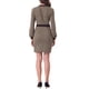 thumbnail image 3 of Vestido de Pata de Gallo INSPIRE CHIC para Mujeres Cuello en V Mangas Largas Vestidos Tubo Elegantes, 3 of 6