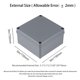 thumbnail image 3 of Caja de empalme Hengshanlao 150 x 150 x 75 mm IP65 (paquete de 4), 3 of 7