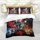 thumbnail image 5 of Stranger Things Conjunto de sábanas temático, trío de piezas, cómodo y amigable con la piel, diseño único, regalo de decoración para el hogar para familiares, amigos y fans,173X218cm, 5 of 6