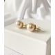thumbnail image 3 of Aros De Perla Clasico Base Enchapada En Oro 18k 14mm, 3 of 3