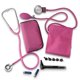 thumbnail image 1 of Kit de Enfermería EMS XTRM Rosa con Esfigmomanómetro y Estetoscopio, 1 of 7