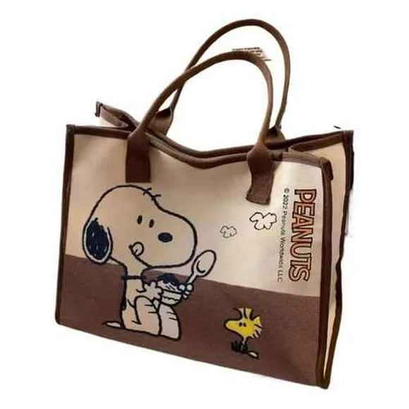 Bolso de Lona Snoopy & Woodstock De gran Capacidad
