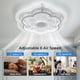 thumbnail image 5 of Ventilador de techo con luces, mando a distancia, GOYOJO, cerrado, 5 of 7