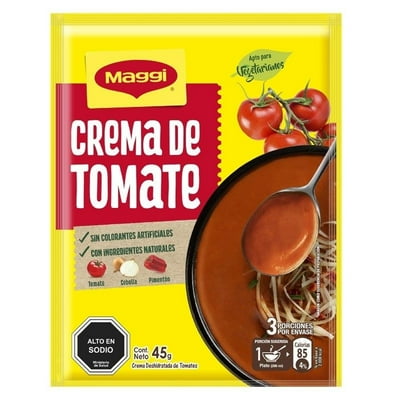 Crema De Tomate (5 Porciones) Sobre 78 G Maggi