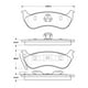 thumbnail image 1 of Pastillas Freno Para Auto 500.09640, 1 of 3