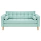 thumbnail image 1 of Sofa Retro 3c Felpa 05 Verde Agua, 1 of 6