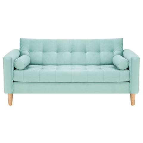 Bodevir - Sofa Retro 3C Felpa 05 Verde Agua