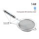 thumbnail image 2 of Colador de alimentos Sunwukin de 14 cm con malla de acero inoxidable, 2 of 7
