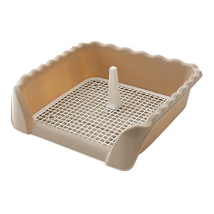 Ioensy - Bandeja De Inodoro De Entrenamiento Para Gatos Y Mascotas, Inodoro Desmontable Para Perros De Celosía Para Café Interior Mediano