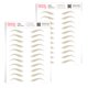 thumbnail image 1 of Tatuajes temporales de cejas Brows by Bossy impermeables - Pack de 2 rubios, 1 of 7
