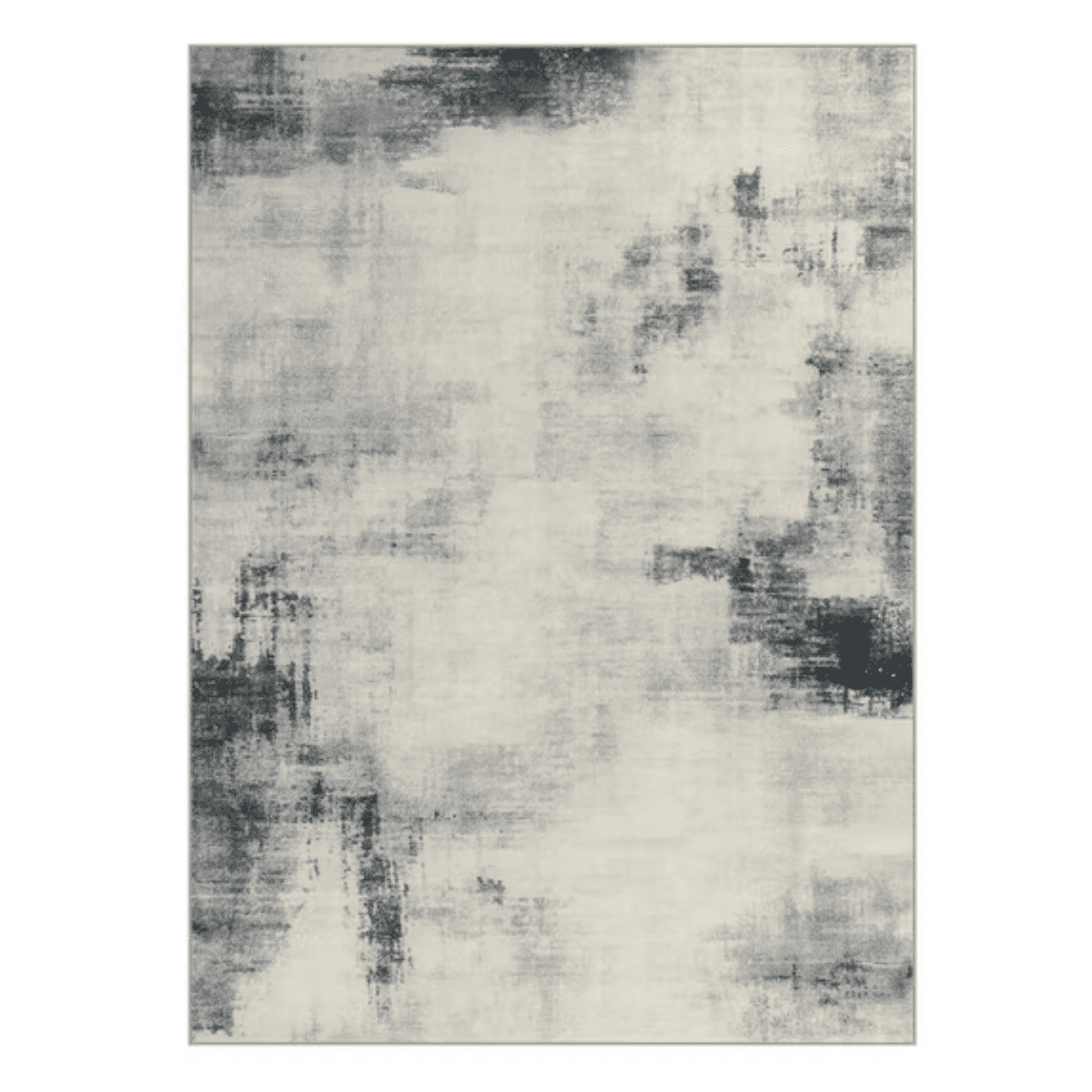 Casa Vinte - Alfombra Antideslizante Abstracta Gris Singo 214x153 Cm