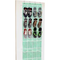 Simple Houseware - Organizador De Zapatos Sencillo Para El Hogar Con 24 Bolsillos Sobre La Puerta