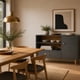 thumbnail image 5 of Aparador Organizador Multiuso Con Estantes Puerta Y Cajón Madera Gris 100x40x73cm Diseño Moderno Minimalista, 5 of 5