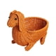 thumbnail image 3 of Cesta Tejida Con Forma De Animal, Organizador Creativo De Despensa Para Cocina, Hogar, Escritorio, Perro, 3 of 5
