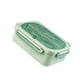 thumbnail image 5 of Recipiente Reutilizable Para Preparar Comidas Bento Box, Recipiente Para Alimentos Para El Hogar, La Oficina, Senderismo, Verde, Dos Rejillas, 5 of 5