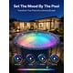 thumbnail image 3 of Luces solares para piscina POOLHACKER, 10 colores y 4 modos para piscina enterrada, 3 of 9