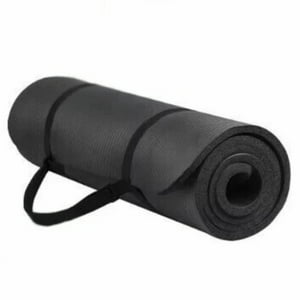 Crusec - Yoga Mat Tapete Colchoneta Pilates 180X60X1 Cm Con Correas
