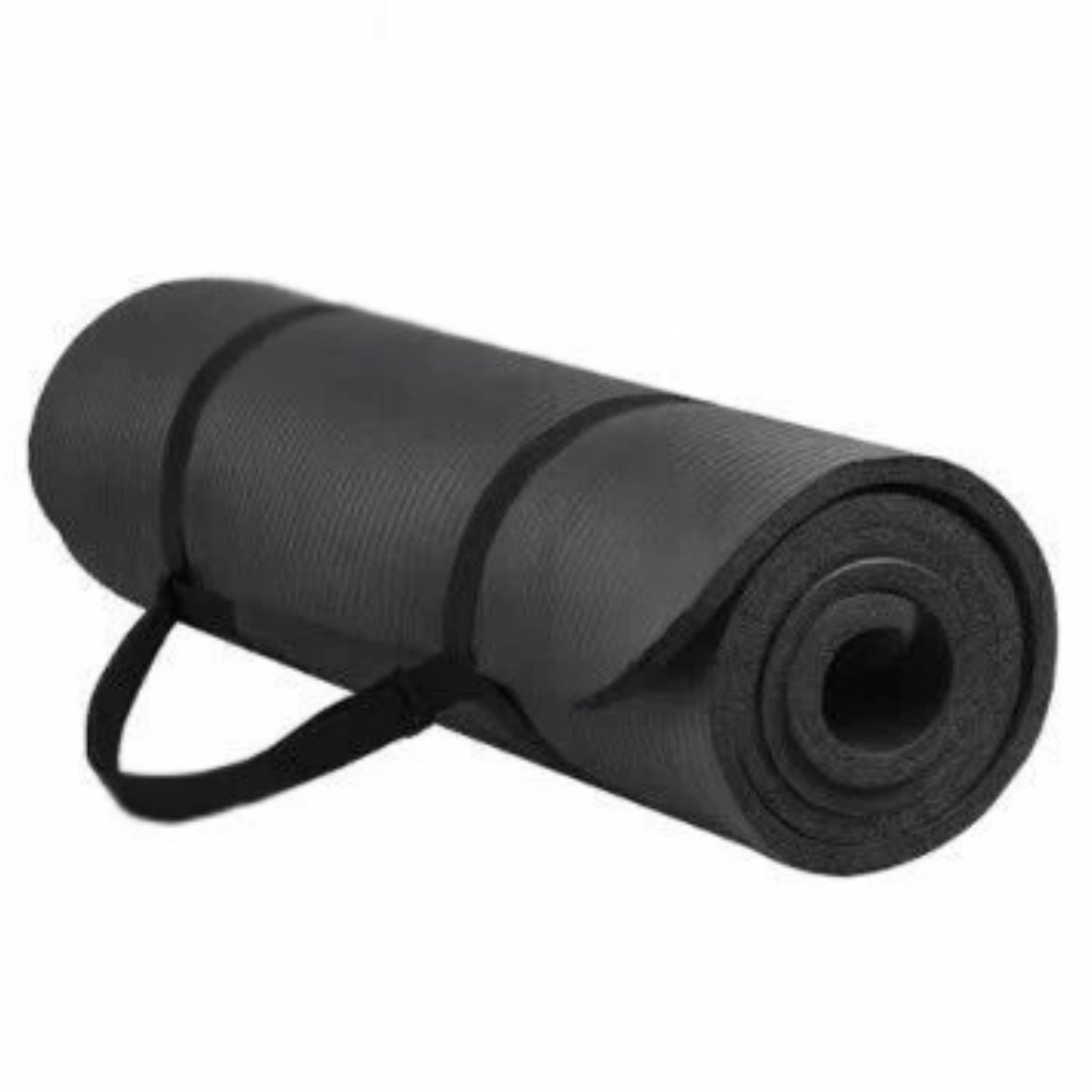 Crusec - Yoga Mat Tapete Colchoneta Pilates 180x60x1 Cm Con Correas