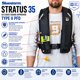 thumbnail image 4 of Chaleco Salvavidas Inflable BLUESTORM Stratus 35 para Adultos, 4 of 9