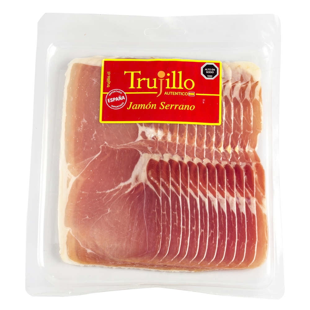 Jamón Serrano Etiqueta Roja 180 g Trujillo