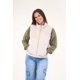 thumbnail image 2 of Polar Sin Mangas Look Sherpa Con Acolchado Crudo Mujer, 2 of 3