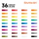 thumbnail image 2 of Set de acuarelas Shuttle Art 36 colores + pinceles y bloc, 2 of 8