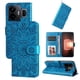 thumbnail image 1 of Funda tipo cartera FOXDOCK para Realme GT Neo 5 , diseño girasol en relieve, cuero PU, cierre magnético, soporte y tarjetero, 1 of 5