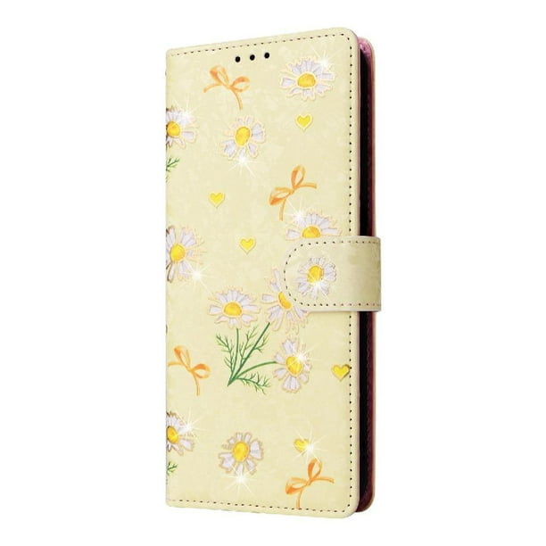 FOXDOCK Funda Tipo Cartera Floral para Xiaomi Redmi Note 14 Pro 4G ,Funda con Tapa de Cuero PU, Protección Antigolpes con Ranuras para Tarjetas y Soporte