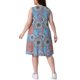 thumbnail image 3 of Vestido de verano sin mangas con cuello redondo y bolsillos para mujer de talla grande Agnes Orinda, 1X amarillo azul, 3 of 5