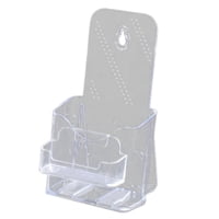 Magideal - Soporte De Acrílico Para Folletos, Tarjetas De Visita, Soporte Para Exhibición De Folletos, Soporte De Escritorio O Pared Para Hotel, Reunión De Recep A6 1 Nivel