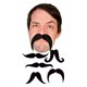 thumbnail image 5 of Party Supplies Forum Novelties Moustache 100% pelo sintético, 5 of 5